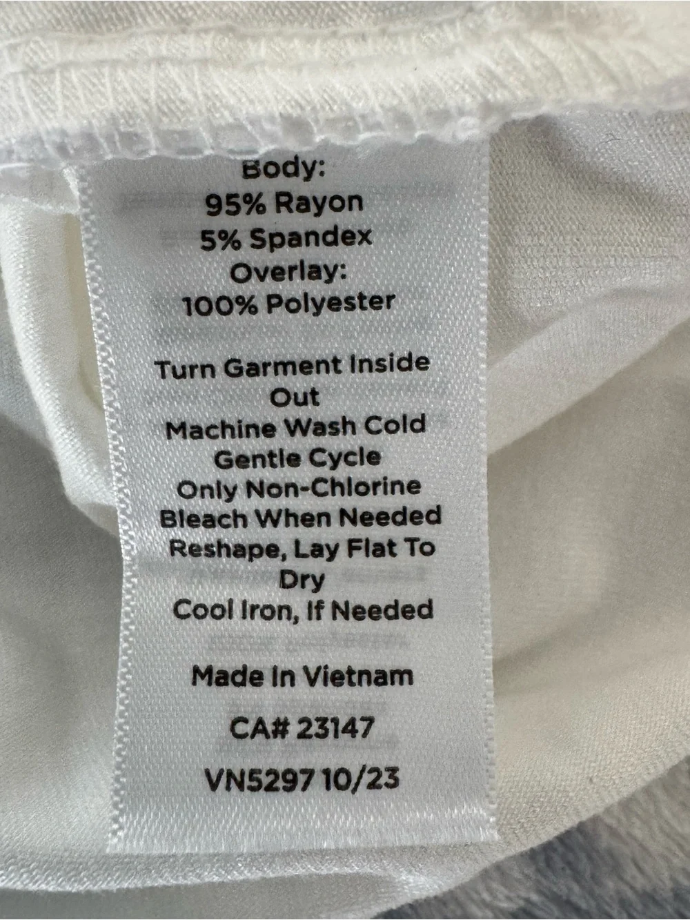 Talbots Cream Lace Shell Top - Picture 5 of 5